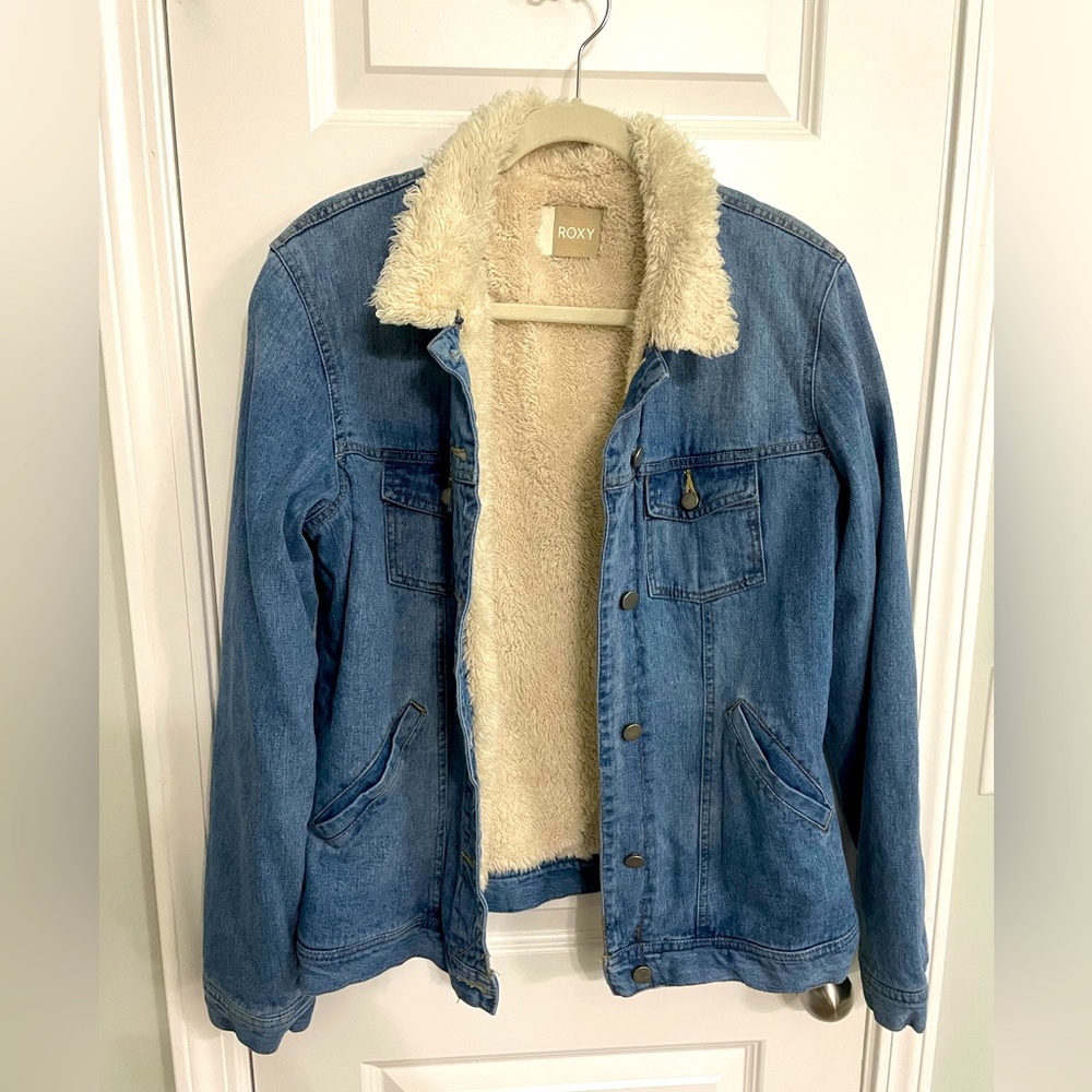 Roxy Fur Jean Jacket - image 1